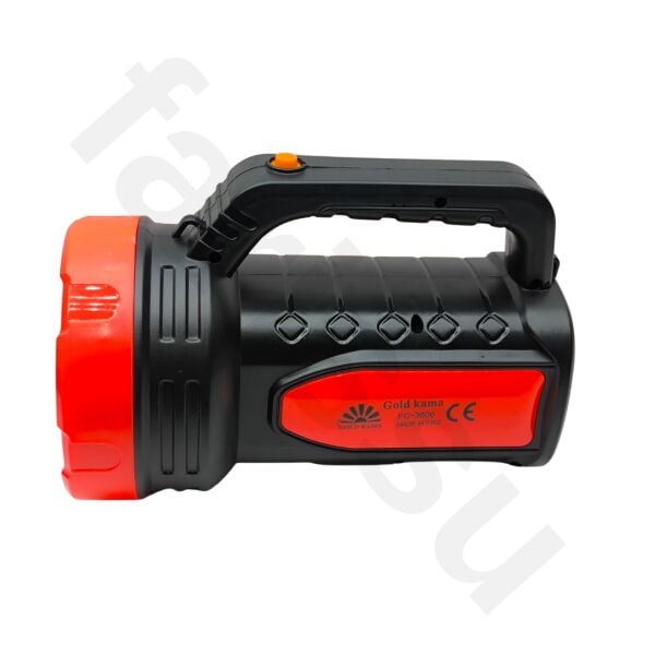 Gold Kama FC-3606 Şarjlı LED Projektör - 10W Güçlü El Feneri (400-500m Menzil)