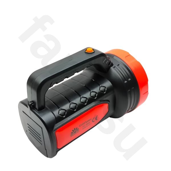 Gold Kama FC-3606 Şarjlı LED Projektör - 10W Güçlü El Feneri (400-500m Menzil)