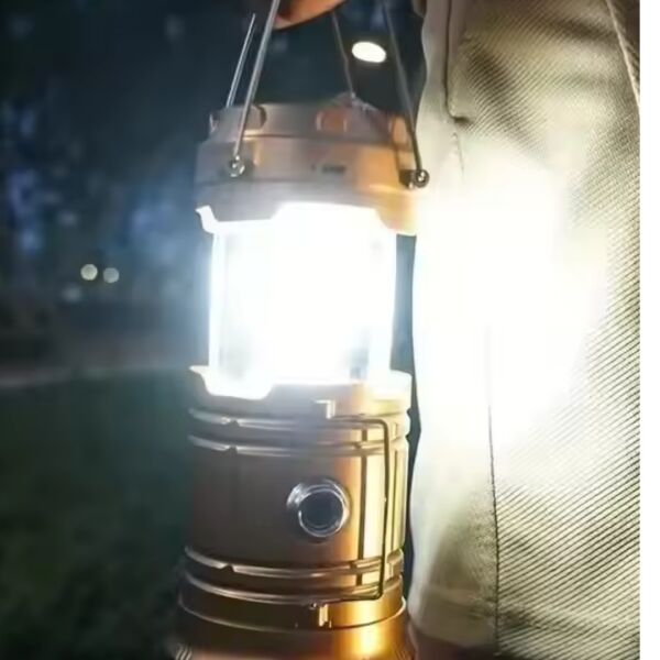 OR-5900T Güneş Enerjili Solar Kamp Lambası ve Powerbank - Çok Fonksiyonlu Şarjlı Fener