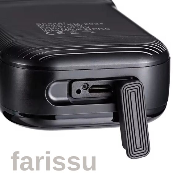 Pritech RF-1551 Şarjlı Erkek Tıraş Makinesi - Deri Kaplama 3D Yüzer Başlık Sinekkaydı Tıraş Makinesi