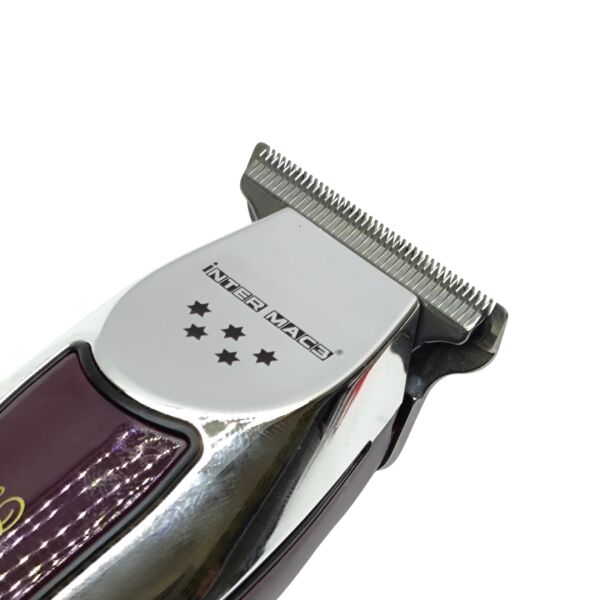 İnter Mac3 TC-1071 Profesyonel Şarjlı Ense Çizim ve Sakal Şekillendirme Makinesi - T-Cut Bıçak