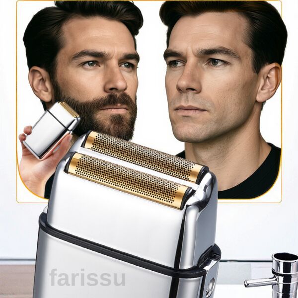 WA-0210 Profesyonel Gold Şarjlı Sakal Tıraş Makinesi - Sıfır Kesim Çift Folyolu Başlık - 100 Dakika Kullanım Süresi
