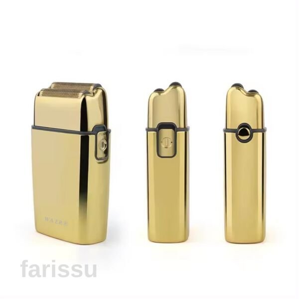 WA-0210 Profesyonel Gold Şarjlı Sakal Tıraş Makinesi - Sıfır Kesim Çift Folyolu Başlık - 100 Dakika Kullanım Süresi