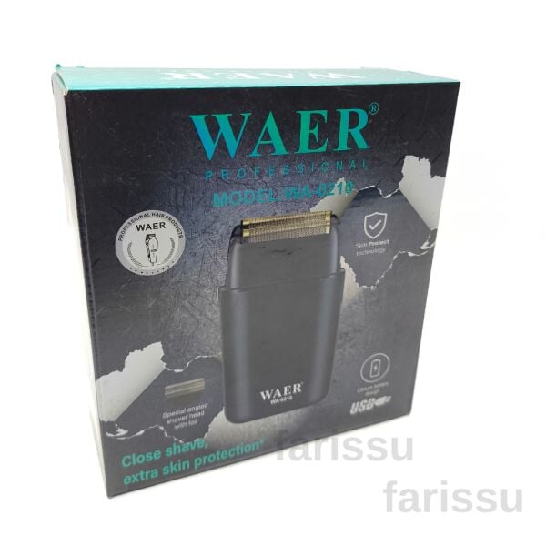 WA-0210 Profesyonel Gold Şarjlı Sakal Tıraş Makinesi - Sıfır Kesim Çift Folyolu Başlık - 100 Dakika Kullanım Süresi