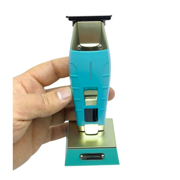 TC-2666 Profesyonel Şarjlı Saç Sakal ve Ense Kesme Makinesi - Dijital Göstergeli - DLC Bıçak