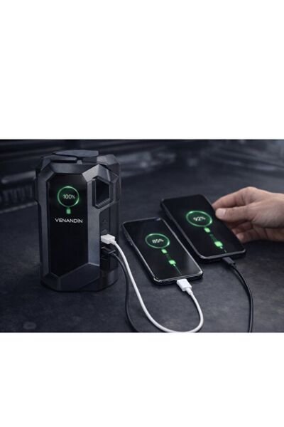 Arada Taşınabilir Akü Takviye Cihazı (4000A) & Hava Kompresörü (150 PSI) - 20000mAh Powerbank