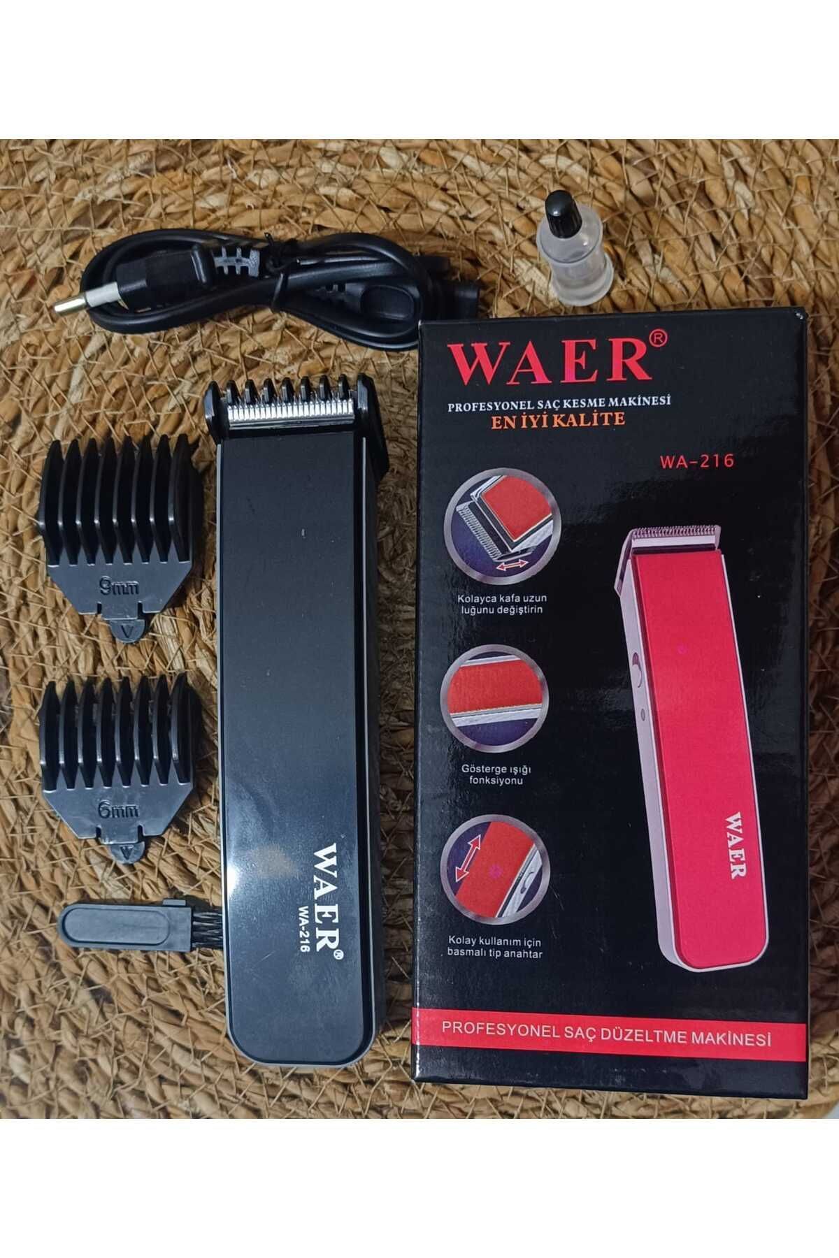 waer Saç Sakal Kaş Ense Ve Vücut Tıraş Makinası Siyah