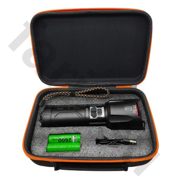 Everton RT-T709 6000 Lümen 60W Şarjlı El Feneri - 2 KM Menzilli, 10400 mAh Powerbank Özellikli