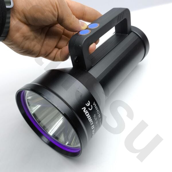 OR-076 10000 Lümen Şarj Edilebilir El Feneri - 1 KM Menzilli Projektör & Çok Fonksiyonlu Kamp Lambası