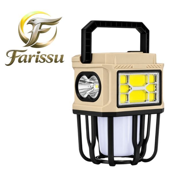 Güneş Enerjisi Kamp Işıkları Şarj Edilebilir Kamp Işığı Çok Fonksiyonlu Taşınabilir Lamba