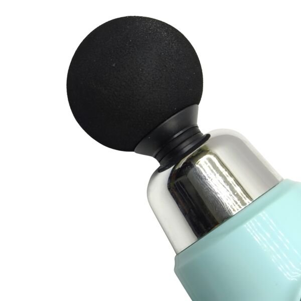 Mini Şarjlı Masaj Tabancası - 4 Başlıklı Titreşimli Kas Gevşetici Sporcu Masaj Aleti