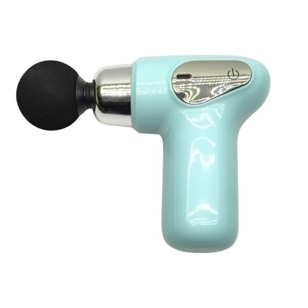 Mini Şarjlı Masaj Tabancası - 4 Başlıklı Titreşimli Kas Gevşetici Sporcu Masaj Aleti