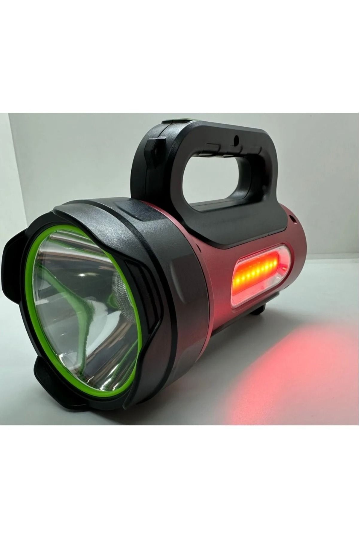 10w Uzun Menzilli Solar Panelli Powerbank Usb Çıkış S.o.s Lu Ultra Güçlü Ledli Şarjlı Feneri