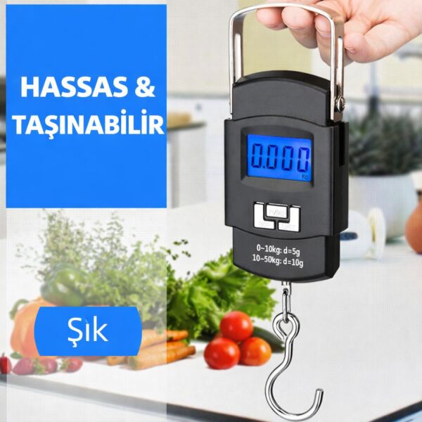 50kg Hassas Dijital El Kantarı: Her Yükü Hafifleten Akıllı Terazi