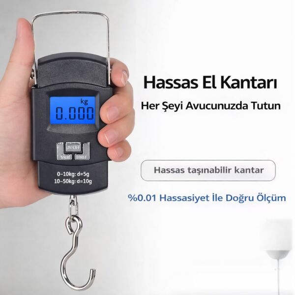 50kg Hassas Dijital El Kantarı: Her Yükü Hafifleten Akıllı Terazi