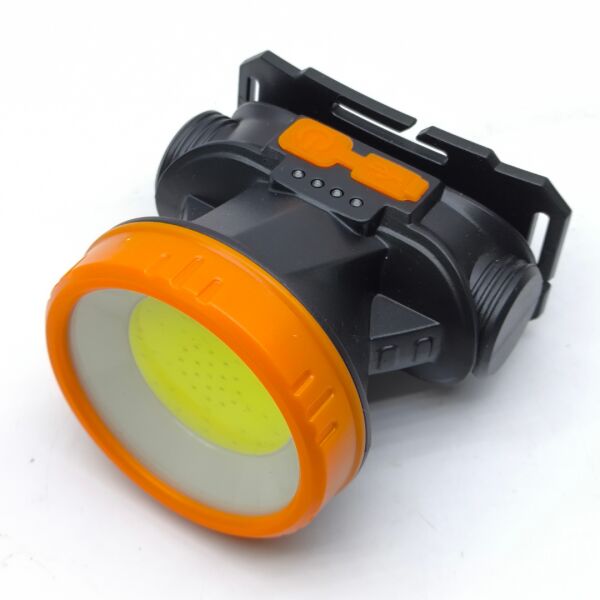 Yemad YM-308 Şarjlı COB LED Baş Feneri - 91gr Ultra Hafif, 4 Modlu Kırmızı Işıklı Kamp ve Avcı Feneri