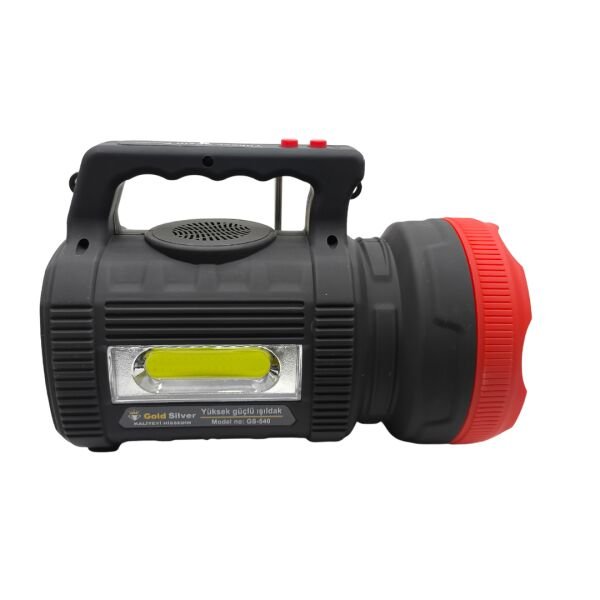 Gold Silver GS-540 Solar Aydınlatma Seti - 20W Güneş Enerjili Şarjlı Fener, Bluetooth, Radyo, MP3 + 3 Ampul