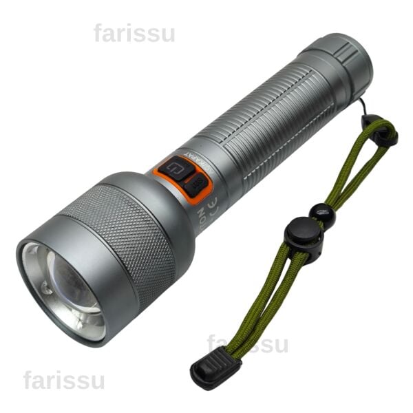 Everton RT-063 A 30W Beyaz Lazer Şarjlı Taktik El Feneri - 2000 Lümen - 9000 mAh