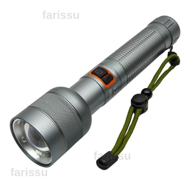 Everton RT-063 A 30W Beyaz Lazer Şarjlı Taktik El Feneri - 2000 Lümen - 9000 mAh