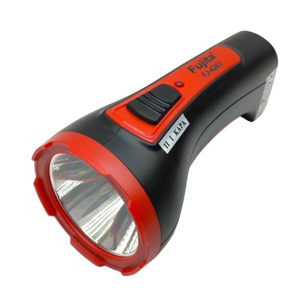 Fujita FJ-4263 5W Şarjlı LED El Feneri - 2 Kademeli Güçlü Aydınlatma