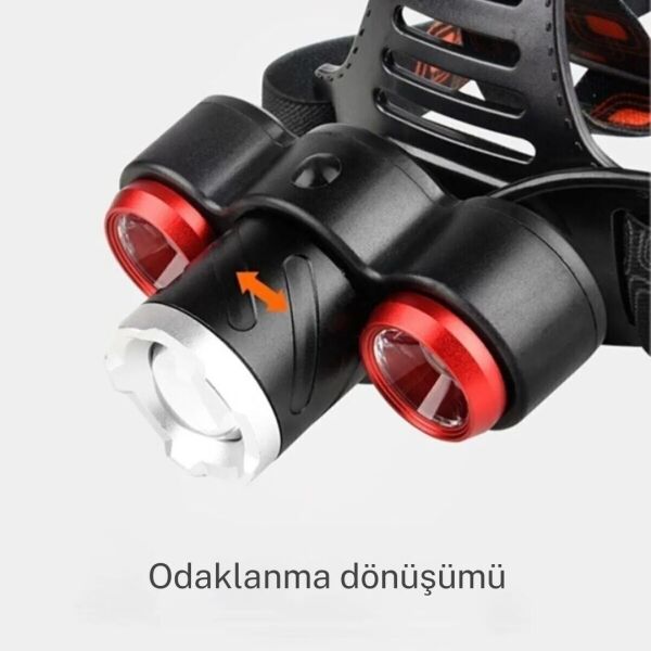 ultra güçlü suya karşı dayanıklı profesyonel kafa feneri