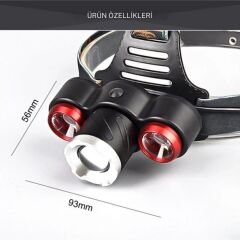 ultra güçlü suya karşı dayanıklı profesyonel kafa feneri