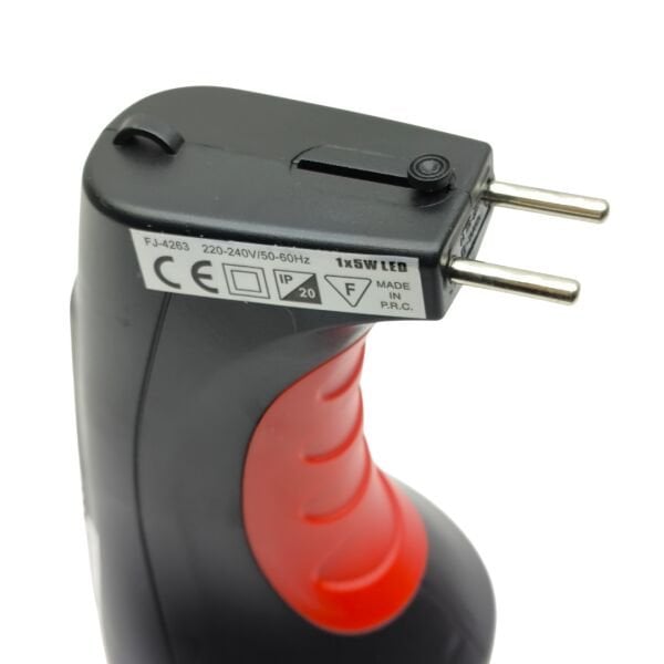 Fujita FJ-4263 5W Şarjlı LED El Feneri - 2 Kademeli Güçlü Aydınlatma