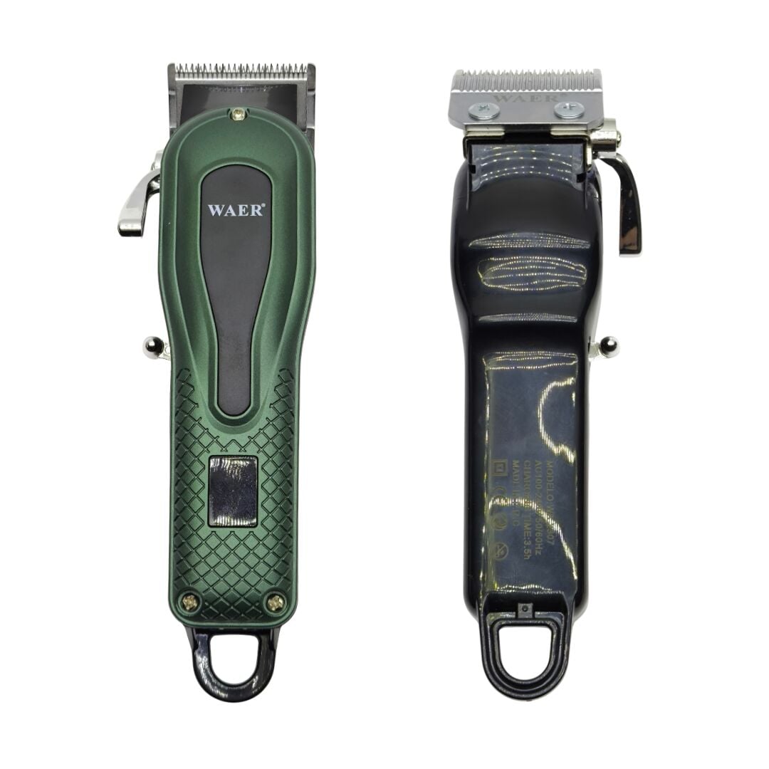 Waer Profesyonel Şarjlı Saç Kesme Makinesi - LED Ekranlı, 240 Dakika Kullanım Süresi - Tıraş Makinesi Seti