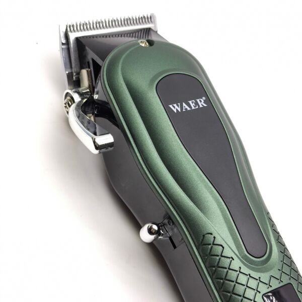 Waer Profesyonel Şarjlı Saç Kesme Makinesi - LED Ekranlı, 240 Dakika Kullanım Süresi - Tıraş Makinesi Seti