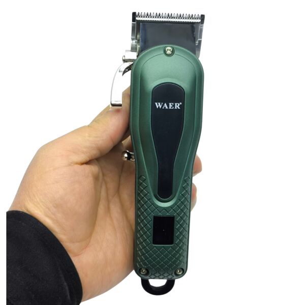 Waer Profesyonel Şarjlı Saç Kesme Makinesi - LED Ekranlı, 240 Dakika Kullanım Süresi - Tıraş Makinesi Seti