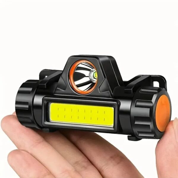 Ultra Güçlü Şarjlı Mıknatıslı Kafa Lambası Cob Led Avcı Balıkçı Kamp Feneri Deprem Işığı