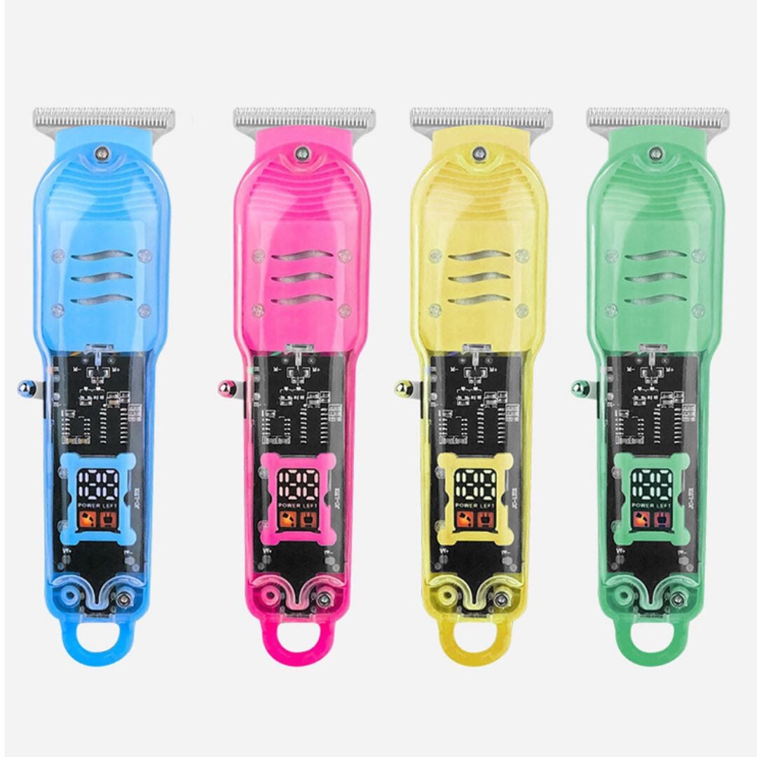 Gold Tech T09 Profesyonel Şarjlı Saç Sakal Kesme Makinesi - Type-C Girişli Led Ekranlı Ense Tıraş Makinesi