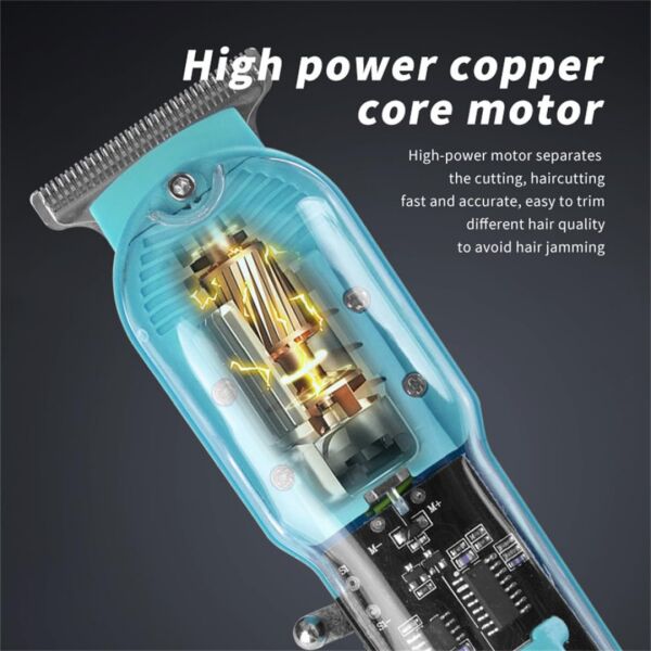 Gold Tech T09 Profesyonel Şarjlı Saç Sakal Kesme Makinesi - Type-C Girişli Led Ekranlı Ense Tıraş Makinesi