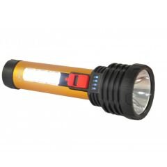4 farklı moda sahip micro usb ile şarj edilebilir 5w+3 cob çok amaçlı el feneri