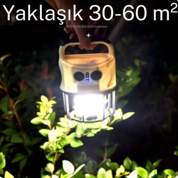 3 farklı moda sahip kamp lambası masa lambası