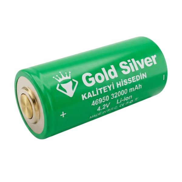 Gold Silver 46950 Şarj Edilebilir Li-ion Pil - 32000 mAh 4.2V (Yüksek Kapasite)