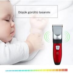sesiz kullanım özelliğine sahip güçlü motorlu kablolu kedi köpek tıraş makinesi pet serisi wa-0001