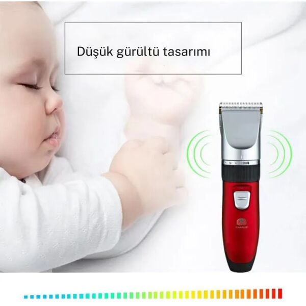 sesiz kullanım özelliğine sahip güçlü motorlu kablolu kedi köpek tıraş makinesi pet serisi wa-0001