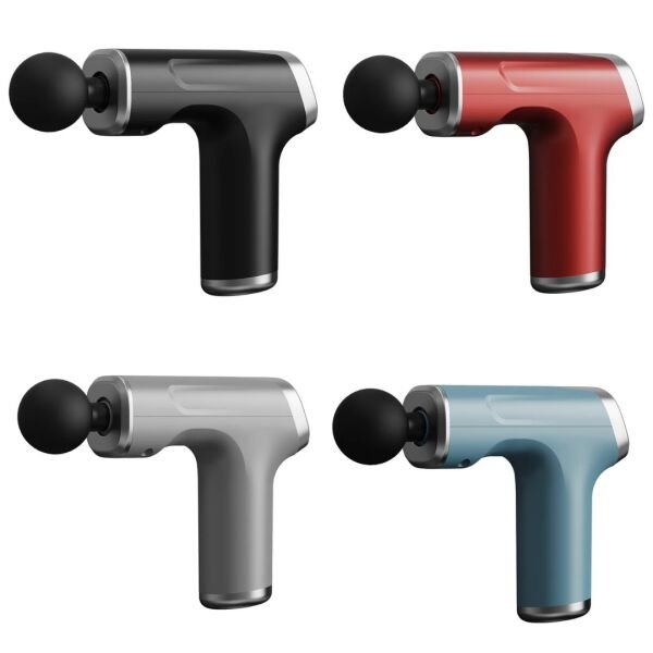 Gold Orion OR-800 Mini Masaj Tabancası - 6 Vitesli Şarjlı Kas Rahatlatıcı Fascial Gun + 4 Başlık