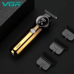 VGR V-989 Profesyonel Islak ve Kuru  ve Pil Göstergesi, Turbo Fonksiyonu, Erkek Yüz ve Vücut tıraş makinesi