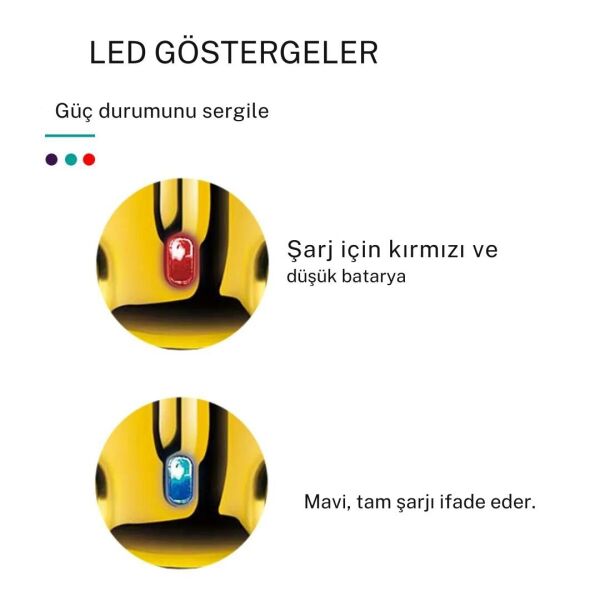 V-967 Profesyonel Şarj Edilebilir Kablosuz Metal Gövde Saç ve Sakal Düzeltici Paslanmaz Çelik