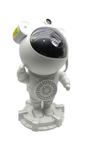Ayıcıklı Astronot Galaksi Projektörü ve Bluetooth Hoparlörlü Yıldız Gece Lambası