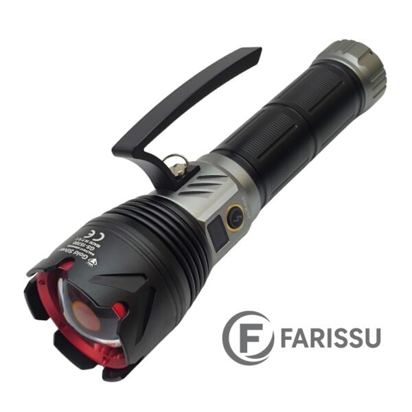 Gold Silver GS-15300 110W 11000 Lümen Profesyonel Şarjlı Zoomlu El Feneri (18000 mAh)