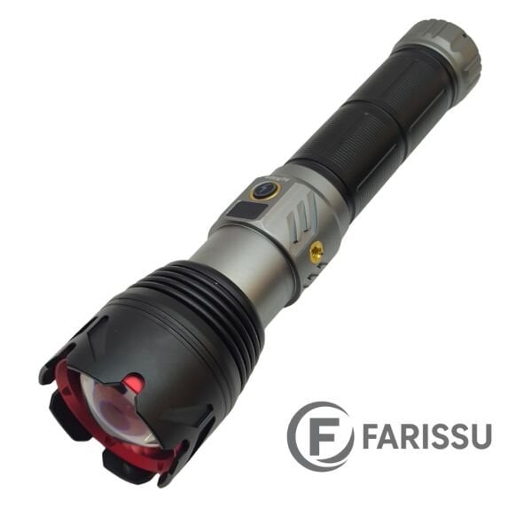 Gold Silver GS-15300 110W 11000 Lümen Profesyonel Şarjlı Zoomlu El Feneri (18000 mAh)