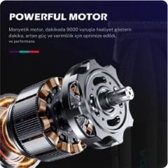 VGR V-906 DLC T-Blade tıraş makinesi Makinesi - 9000 RPM