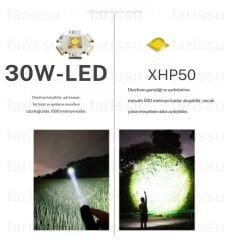 süper parlak ışık el feneri