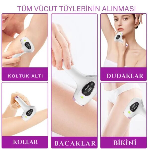 Trend Farma Soğuk Buz İpl Lazer Epilasyon Cihazı - 999.999 Atım,  Ağrısız buz lazer