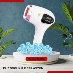 Trend Farma Soğuk Buz İpl Lazer Epilasyon Cihazı - 999.999 Atım,  Ağrısız buz lazer