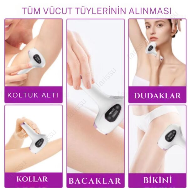 Trend Farma hediyeli Soğuk Buz İpl Lazer Epilasyon Cihazı - 999.999 Atım,  Ağrısız buz lazer