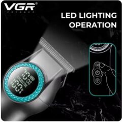 VGR V-990 Profesyonel Saç Kesme Makinesi – Güçlü Motor, Uzun Pil Ömrü ve Hassas Kesim